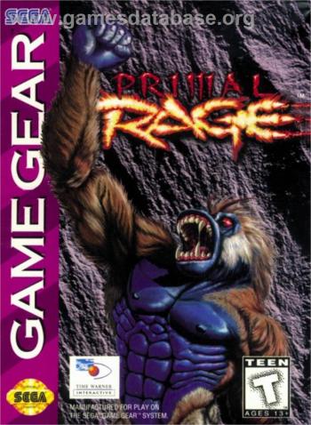 Cover Primal Rage for Game Gear